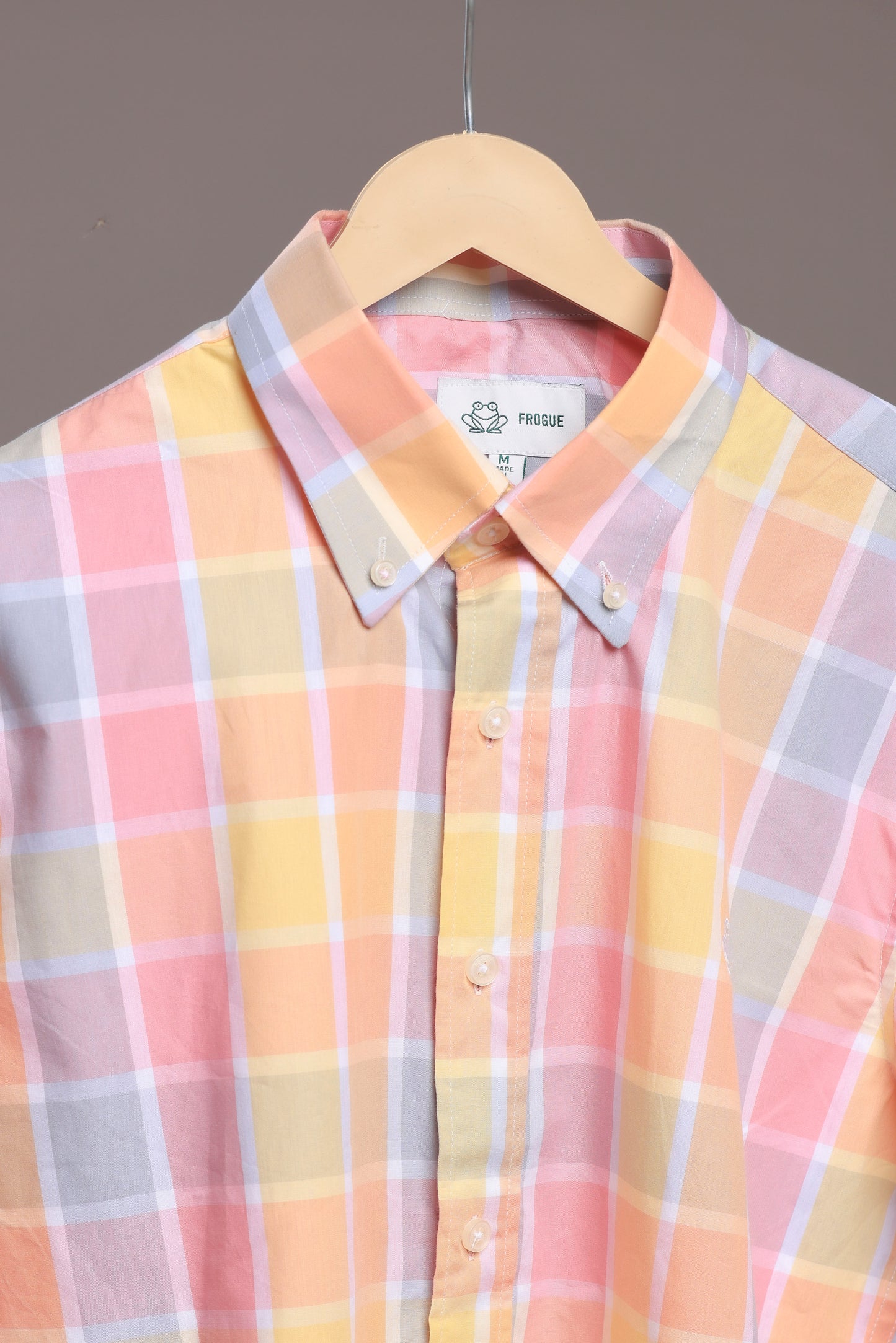 Morning Dew Checks – Men’s Regular Fit Cotton Shirt